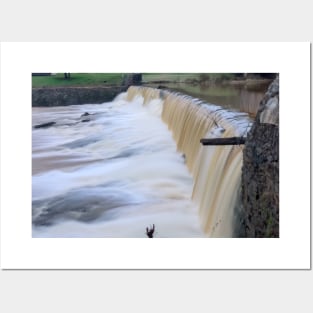 Watson Mill State Park Waterfall Posters and Art